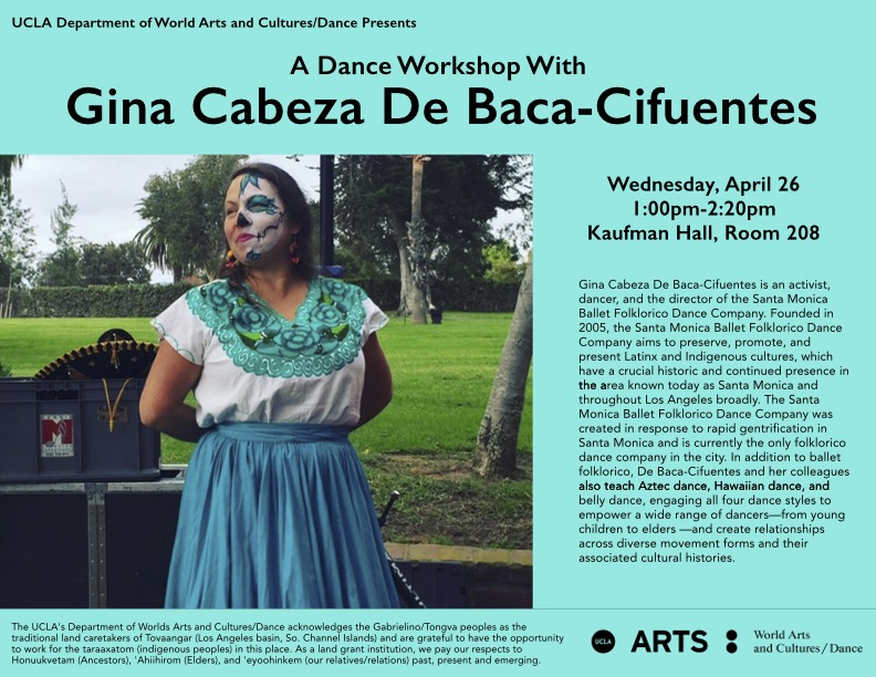 A Dance Workshop With Gina Cabeza DeBaca-Cifuentes